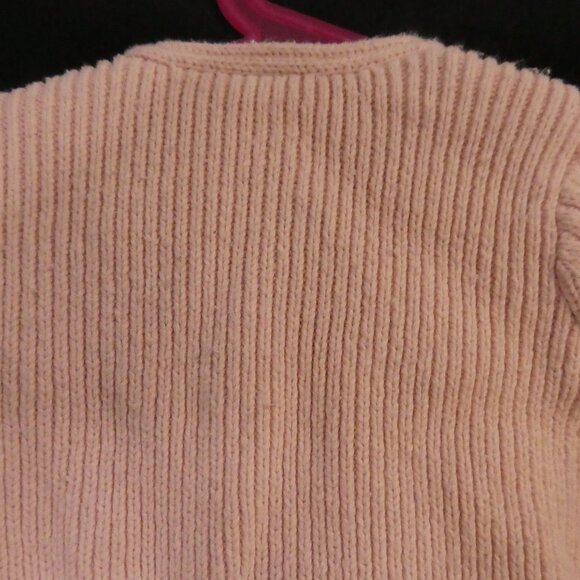 Y2K - OLD NAVY | 3-6 months | Adorable Baby Pink Knit Cardigan | Rolled Cuffs - Picture 9 of 12